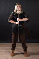 Haubergeon, schwarz, unvernietet, 8 mm