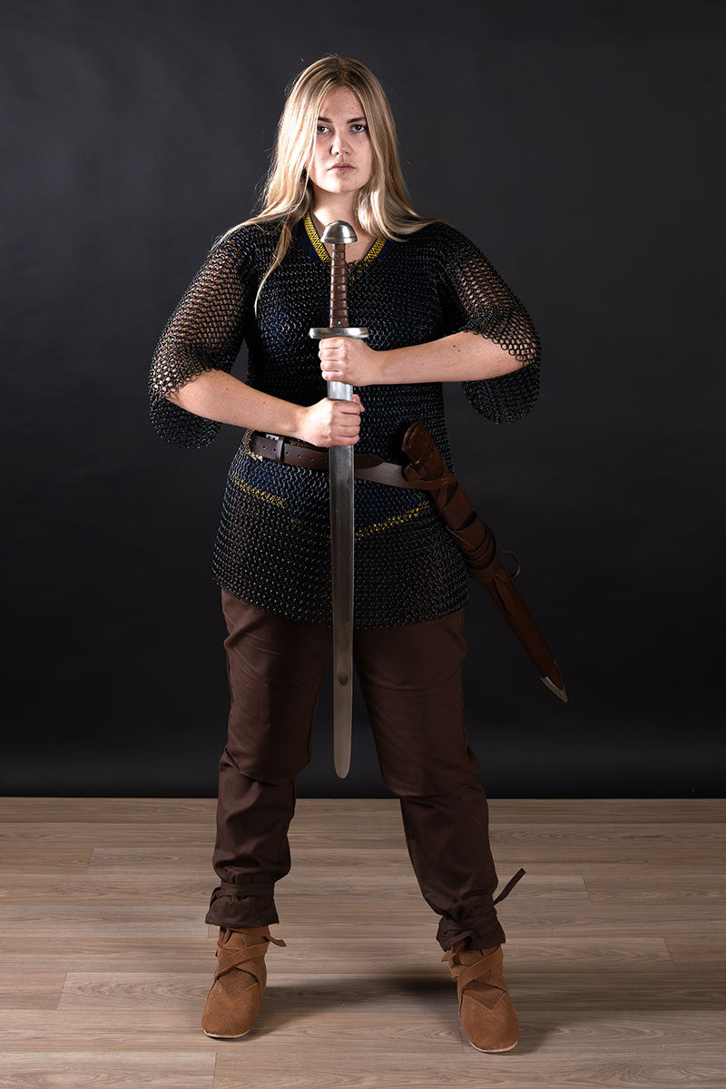 Haubergeon, schwarz, unvernietet, 8 mm